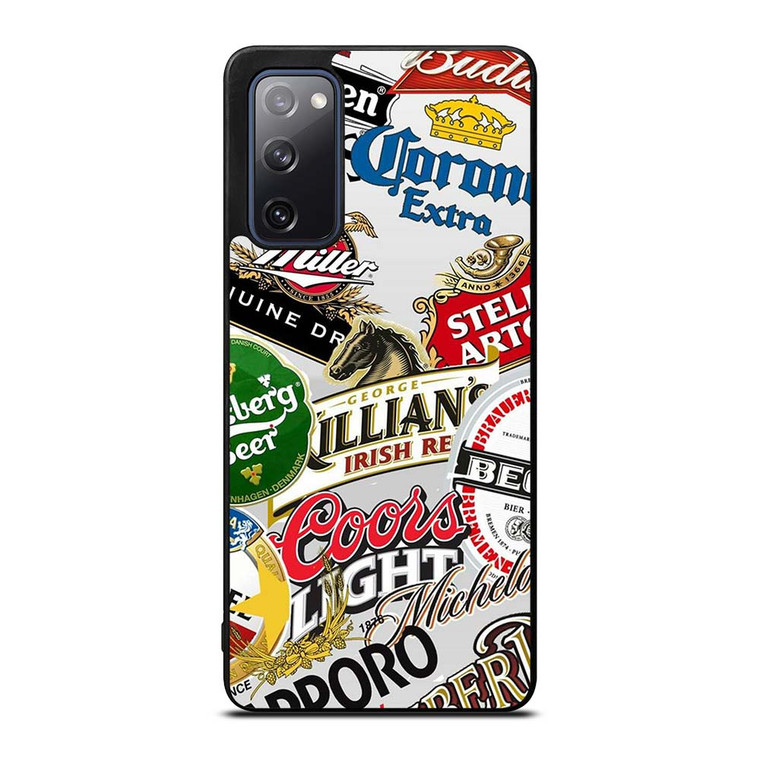 ALL BEER BRAND LOGO Samsung Galaxy S20 FE Case Cover
