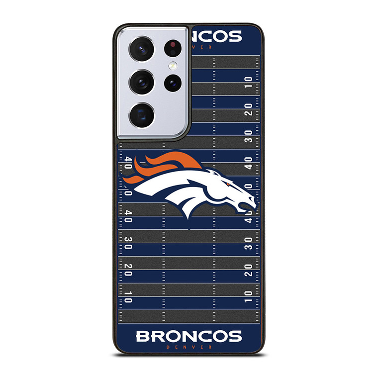 DENVER BRONCOS FOOTBALL FIELD Samsung Galaxy S21 Ultra Case Cover