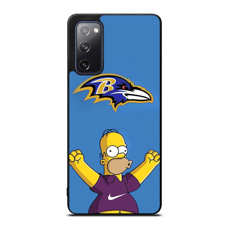 BALTIMORE RAVENS NIKE THE SIMPSONS Samsung Galaxy S20 FE Case Cover BALTIMORE RAVENS NIKE THE SIMPSONS Samsung Galaxy S20 FE Case Cover