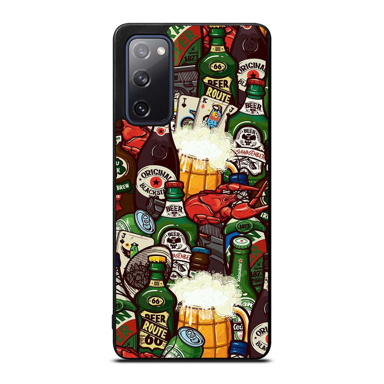 BEER BOTTLE CARTOON Samsung Galaxy S20 FE Case Cover BEER BOTTLE CARTOON Samsung Galaxy S20 FE Case Cover