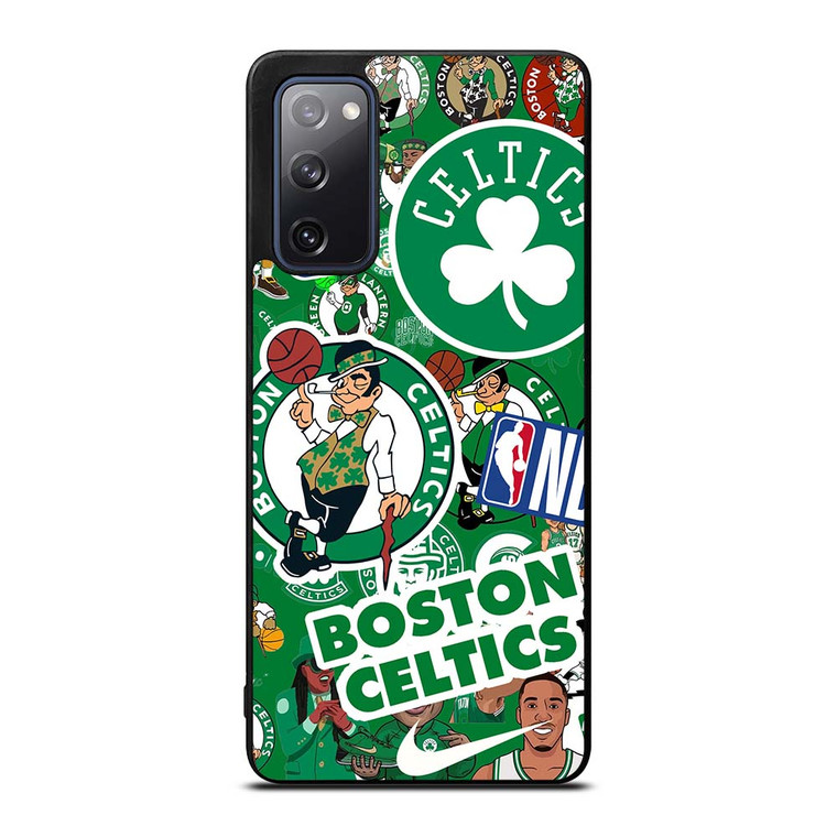 BOSTON CELTICS NBA STICKER BOMB Samsung Galaxy S20 FE Case Cover