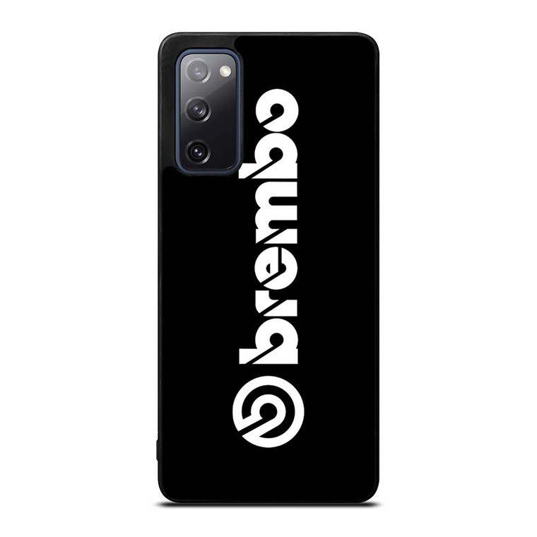 BREMBO DISC BRAKE BLACK LOGO Samsung Galaxy S20 FE Case Cover