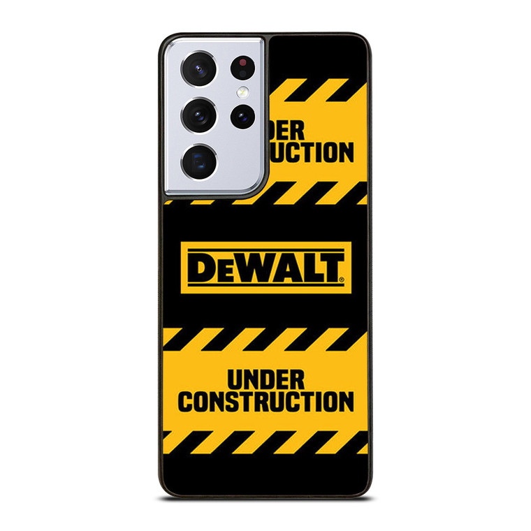 DEWALT UNDER CONSTRUCTION Samsung Galaxy S21 Ultra Case Cover