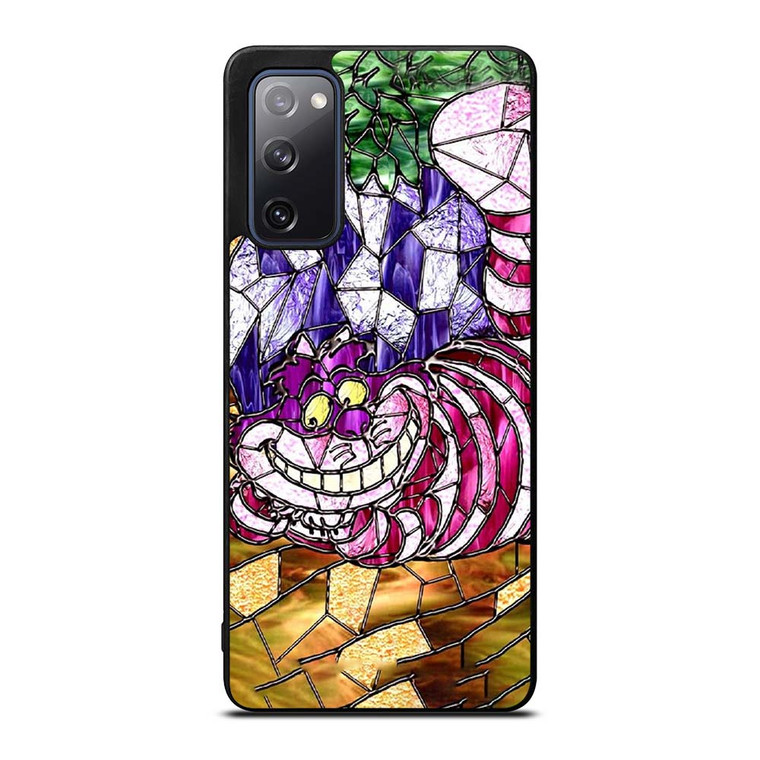 CHESHIRE CAT STAINED GLASS Samsung Galaxy S20 FE Case Cover