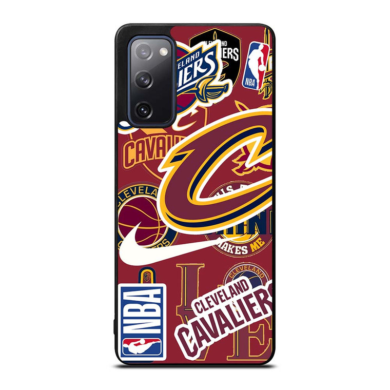 CLEVELAND CAVALIERS NBA STICKER BOMB Samsung Galaxy S20 FE Case Cover