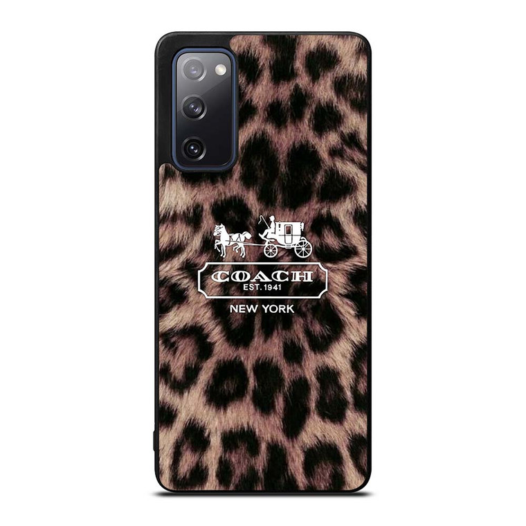 COACH NEW YORK LEOPARD Samsung Galaxy S20 FE Case Cover