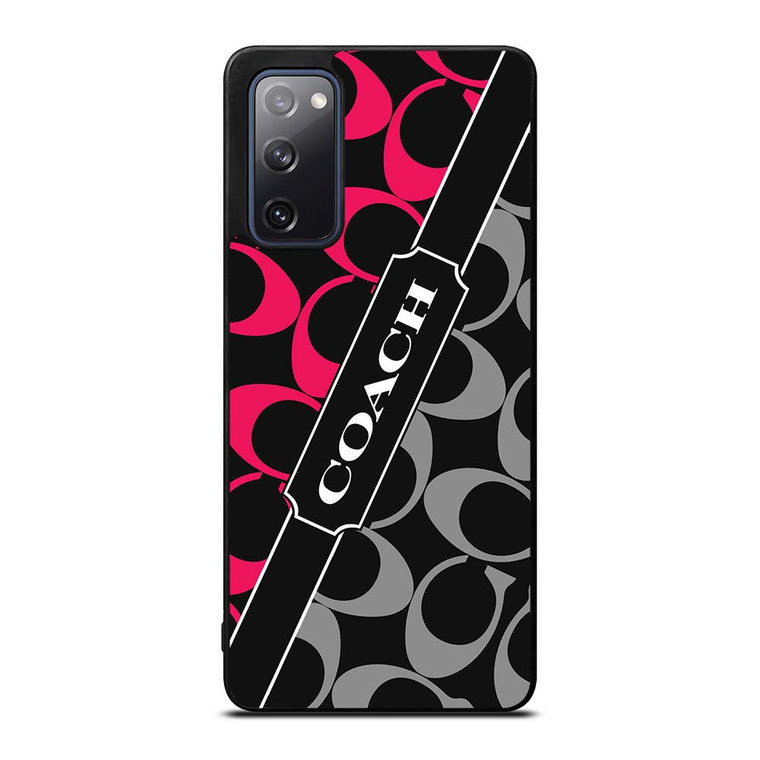 COACH NEW YORK RED WHITE Samsung Galaxy S20 FE Case Cover