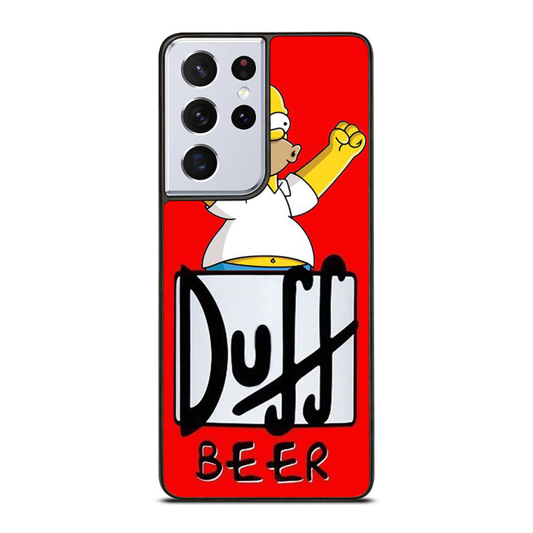 DUFF BEER THE SIMPSONS CARTOON 4 Samsung Galaxy S21 Ultra Case Cover