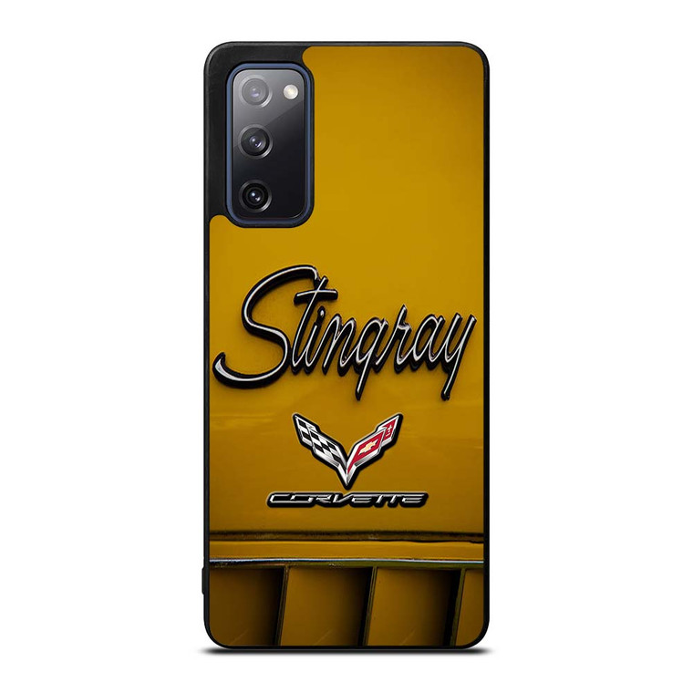 CORVETTE STINGRAY LOGO YELLOW Samsung Galaxy S20 FE Case Cover