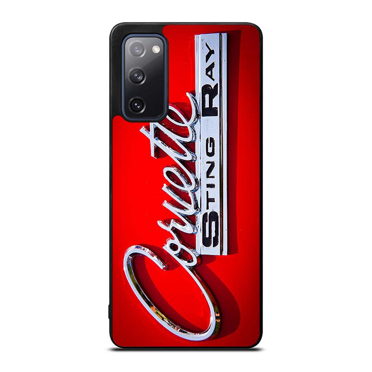 CORVETTE STINGRAY RED EMBLEM Samsung Galaxy S20 FE Case Cover