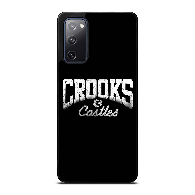 CROOKS AND CASTLES LOGO BLACK Samsung Galaxy S20 FE Case Cover