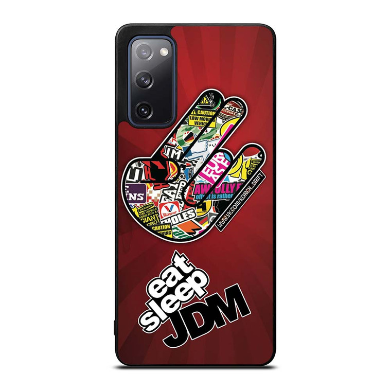 EAT SLEEP JDM LOGO Samsung Galaxy S20 FE Case Cover