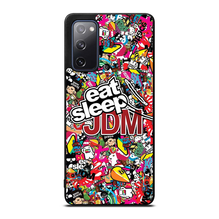 EAT SLEEP JDM STICKERS Samsung Galaxy S20 FE Case Cover
