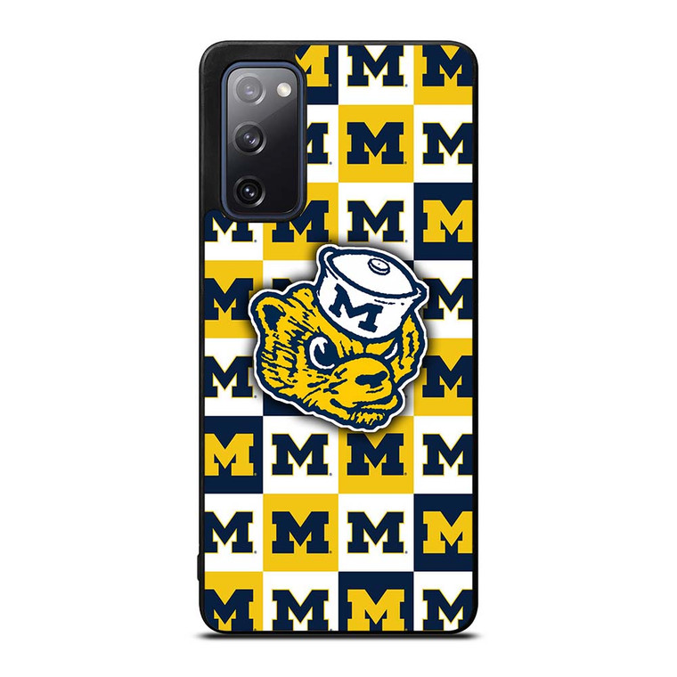 FOOTBALL MASCOT MICHIGAN WOLVERINES Samsung Galaxy S20 FE Case Cover