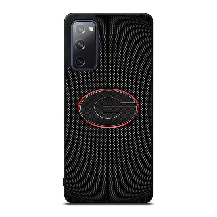 GEORGIA BULLDOGS CARBON LOGO Samsung Galaxy S20 FE Case Cover