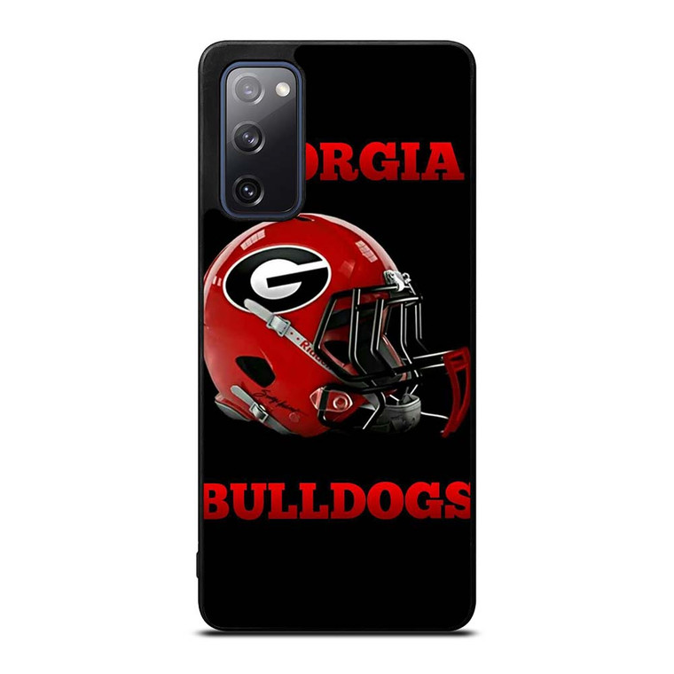GEORGIA BULLDOGS FOOTBALL HELMET Samsung Galaxy S20 FE Case Cover