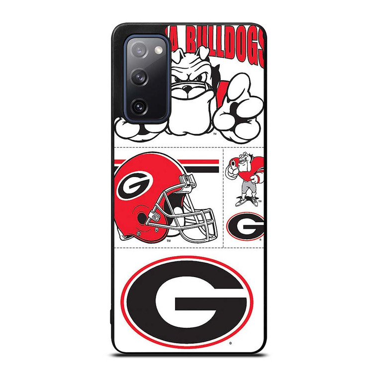 GEORGIA BULLDOGS STICKER COLLECTION Samsung Galaxy S20 FE Case Cover