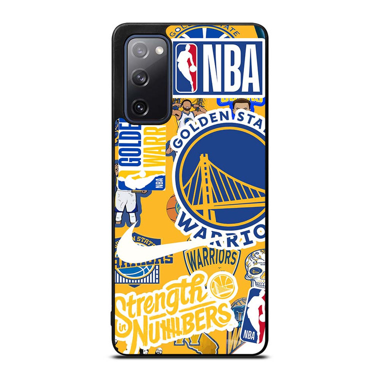 GOLDEN STATE WARRIORS NBA STICKER BOMB Samsung Galaxy S20 FE Case Cover