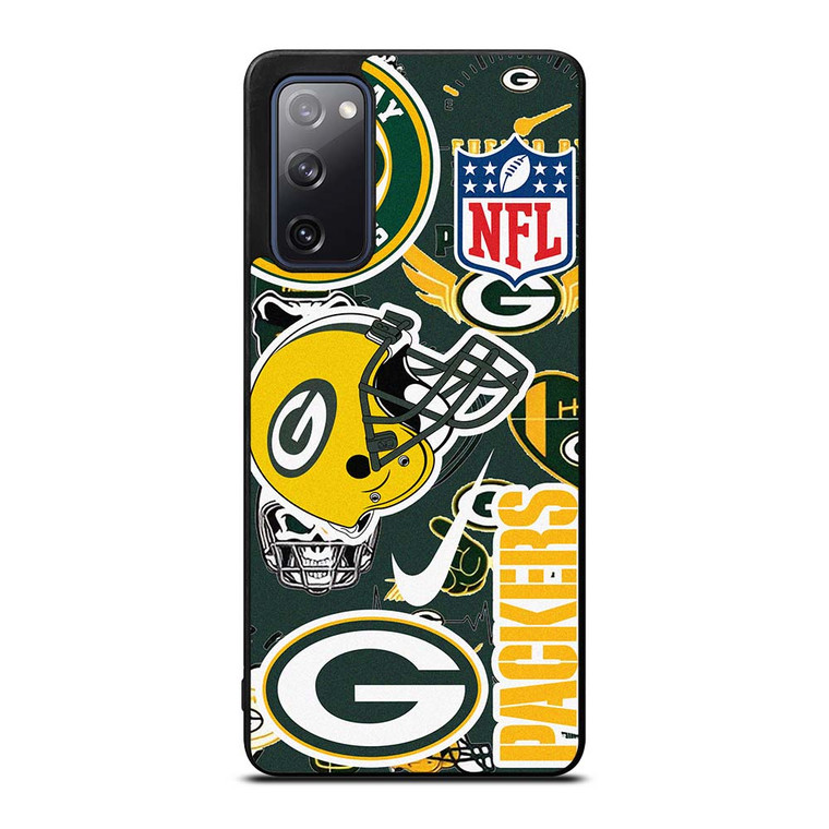 GREEN BAY PACKERS NFL STICKER BOMB Samsung Galaxy S20 FE Case Cover