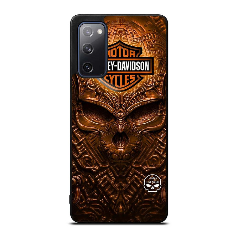 HARLEY DAVIDSON SKULL METAL MOTOR Samsung Galaxy S20 FE Case Cover