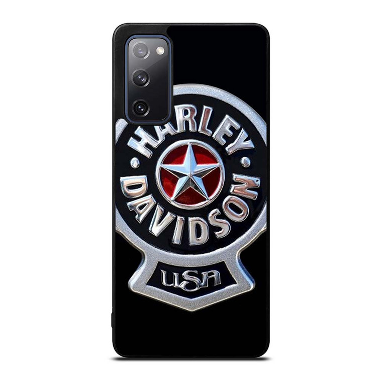 HARLEY DAVIDSON USA METAL EMBLEM Samsung Galaxy S20 FE Case Cover