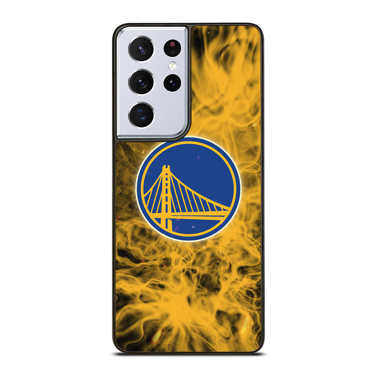 GOLDEN STATE WARRIORS BASKETBALL NBA FIRE Samsung Galaxy S21 Ultra Case Cover
