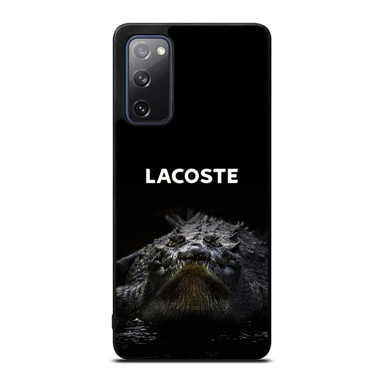 LACOSTE CROCODILE BLACK Samsung Galaxy S20 FE Case Cover