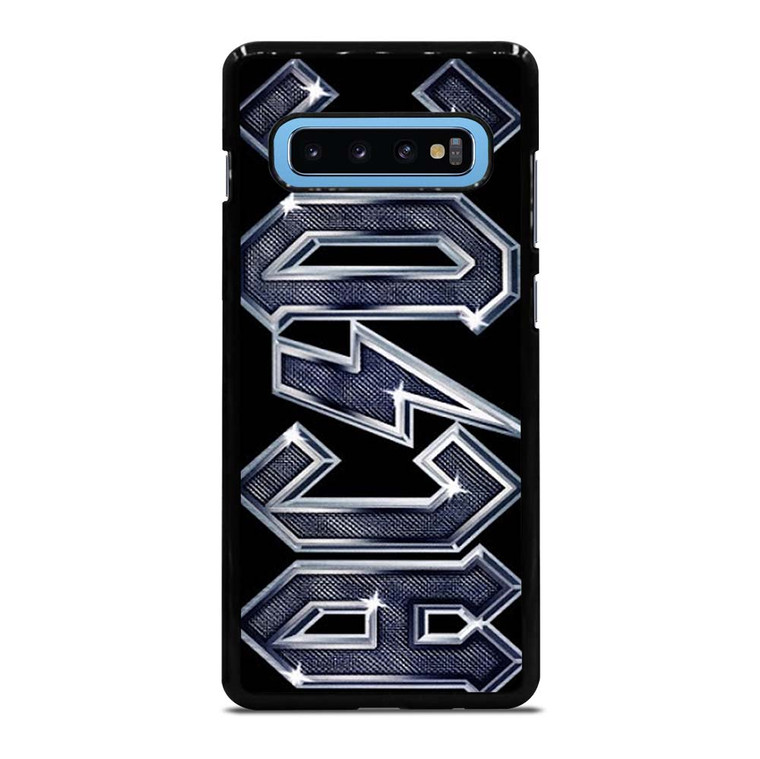 ACDC METAL CARBON LOGO Samsung Galaxy S10 Plus Case Cover