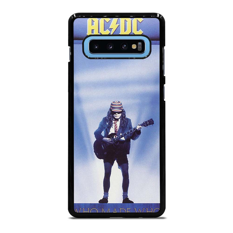 ACDC WHO MADE WHO ALBUM COVER Samsung Galaxy S10 Plus Case Cover ACDC WHO MADE WHO ALBUM COVER Samsung Galaxy S10 Plus Case Cover