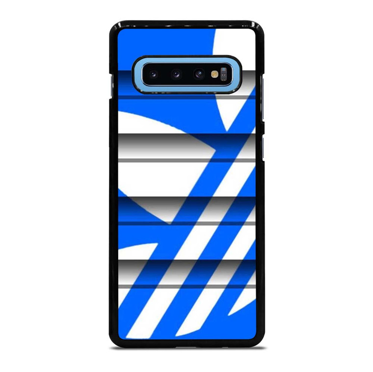ADIDAS SLICED LOGO BLUE  Samsung Galaxy S10 Plus Case Cover