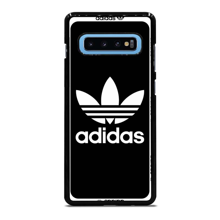 ADIDAS TREFOIL ROUND BLACK Samsung Galaxy S10 Plus Case Cover