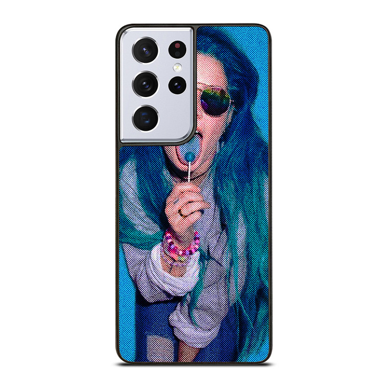 HALSEY BLUE HAIR SINGER Samsung Galaxy S21 Ultra Case Cover