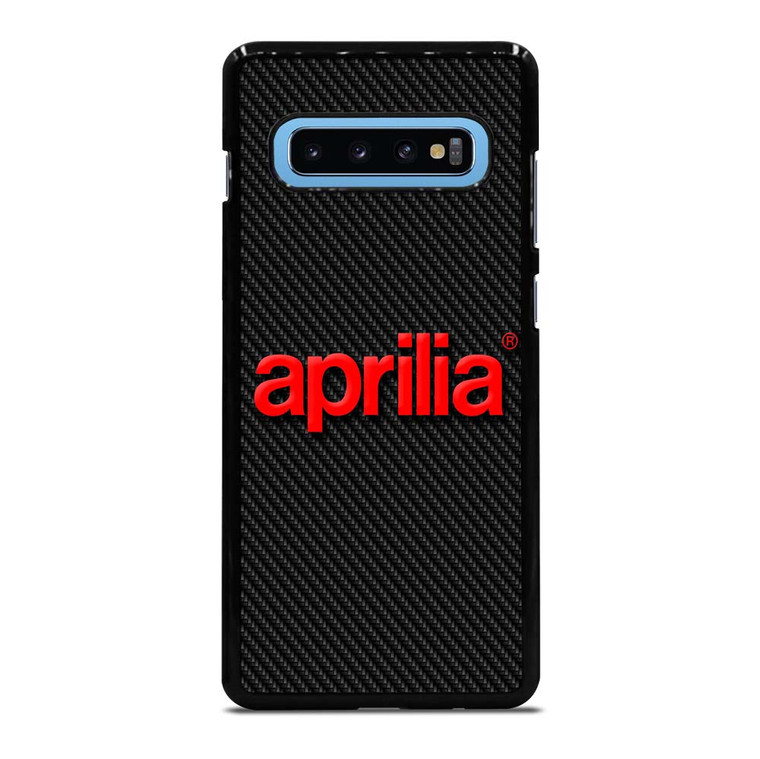 APRILIA MOTOR CARBON LOGO Samsung Galaxy S10 Plus Case Cover