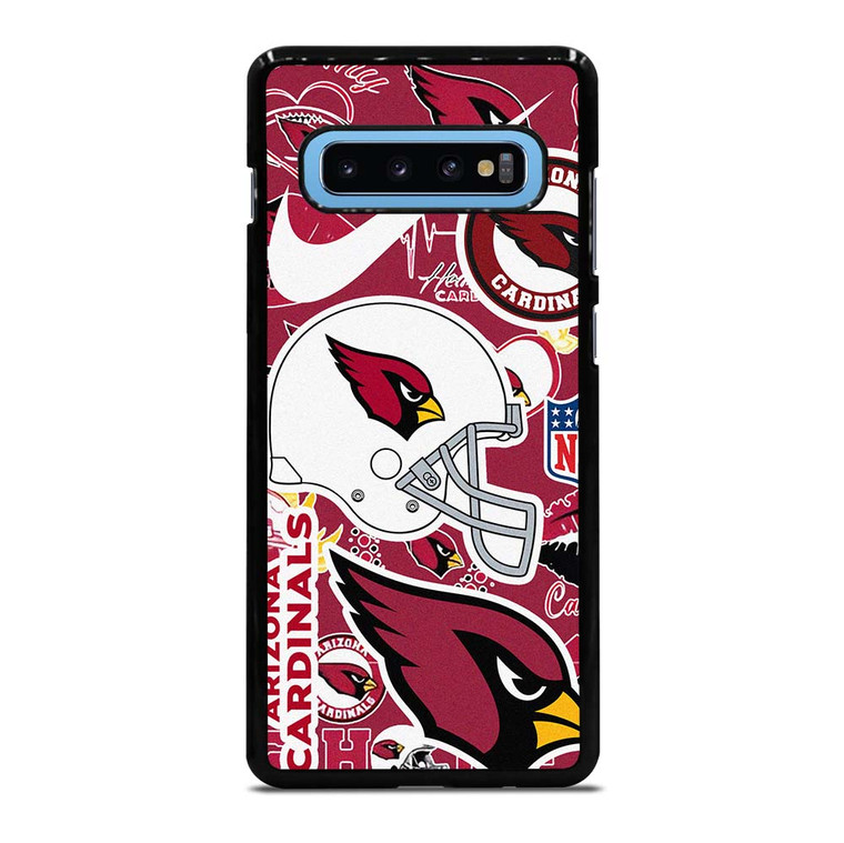 ARIZONA CARDINALS NFL STICKER BOMB Samsung Galaxy S10 Plus Case Cover