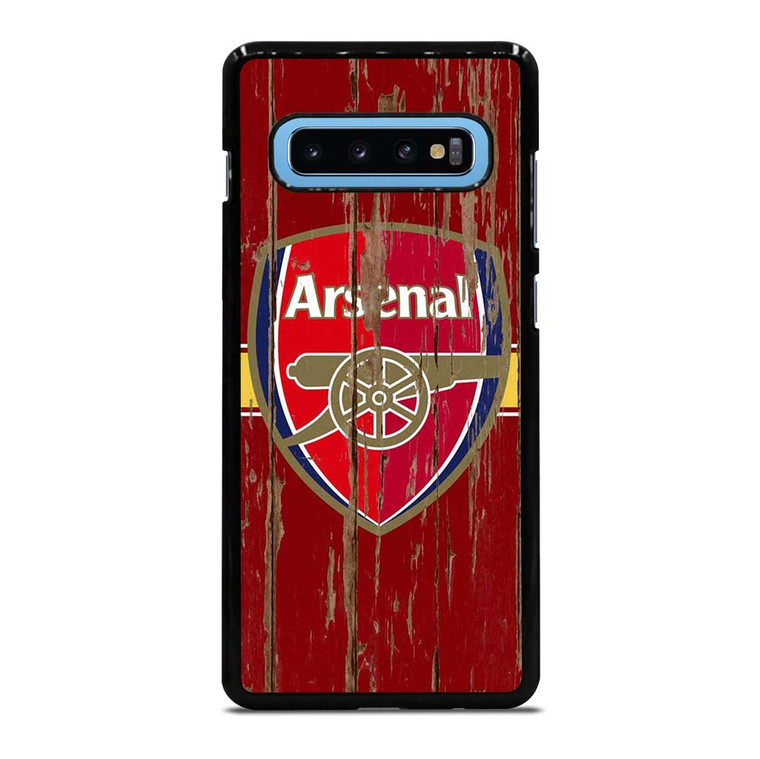 ARSENAL FC WOODEN LOGO Samsung Galaxy S10 Plus Case Cover