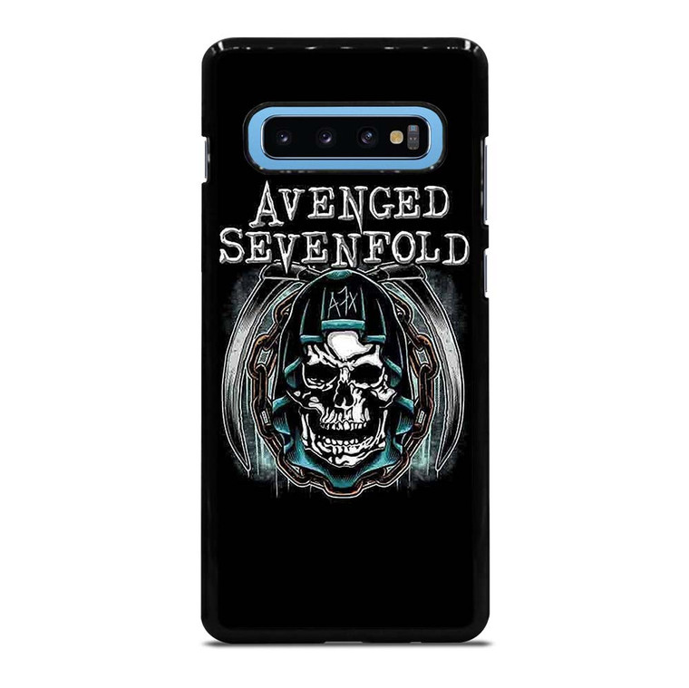 AVENGED SEVENFOLD A7X LOGO Samsung Galaxy S10 Plus Case Cover AVENGED SEVENFOLD A7X LOGO Samsung Galaxy S10 Plus Case Cover