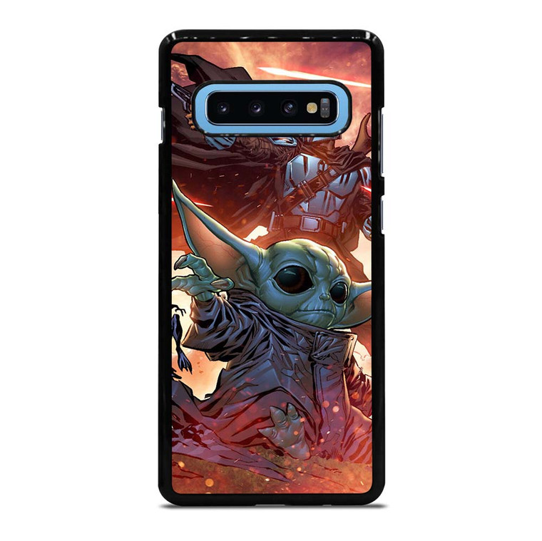 BABY YODA AND THE MANDALORIAN STAR WARS Samsung Galaxy S10 Plus Case Cover