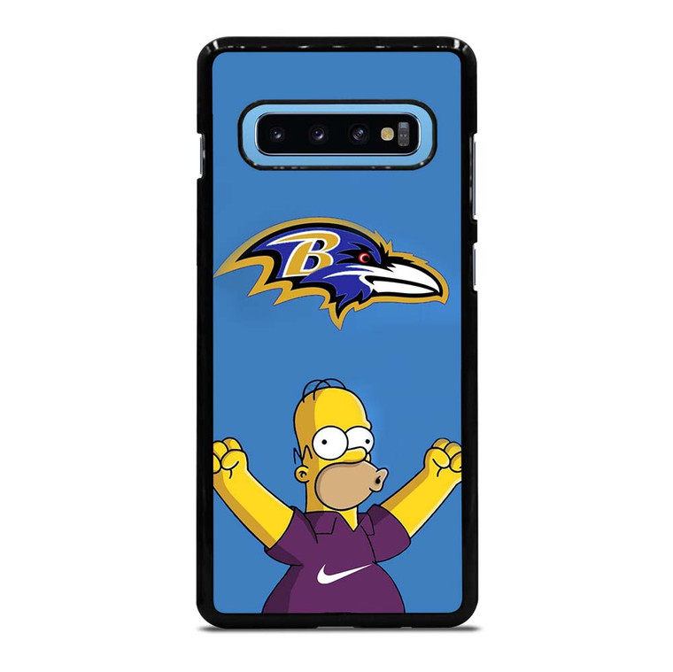 BALTIMORE RAVENS NIKE THE SIMPSONS Samsung Galaxy S10 Plus Case Cover BALTIMORE RAVENS NIKE THE SIMPSONS Samsung Galaxy S10 Plus Case Cover