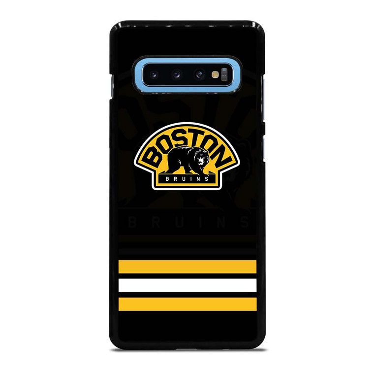 BOSTON BRUINS LOGO STRIPED Samsung Galaxy S10 Plus Case Cover BOSTON BRUINS LOGO STRIPED Samsung Galaxy S10 Plus Case Cover