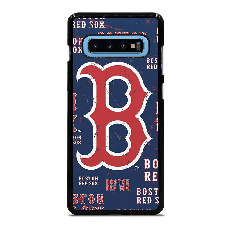 BOSTON RED SOX LOGO COLLAGE Samsung Galaxy S10 Plus Case Cover