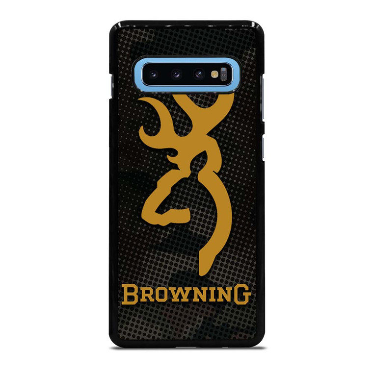 BROWNING ARMS CAMO CARBON Samsung Galaxy S10 Plus Case Cover