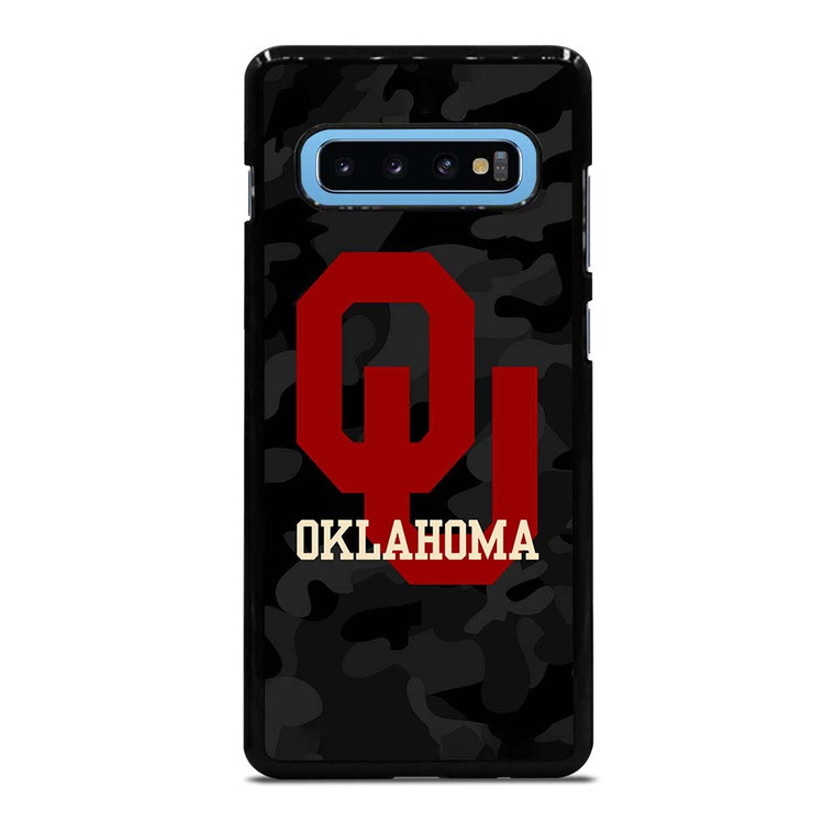 CAMO OKLAHOMA SOONERS LOGO Samsung Galaxy S10 Plus Case Cover