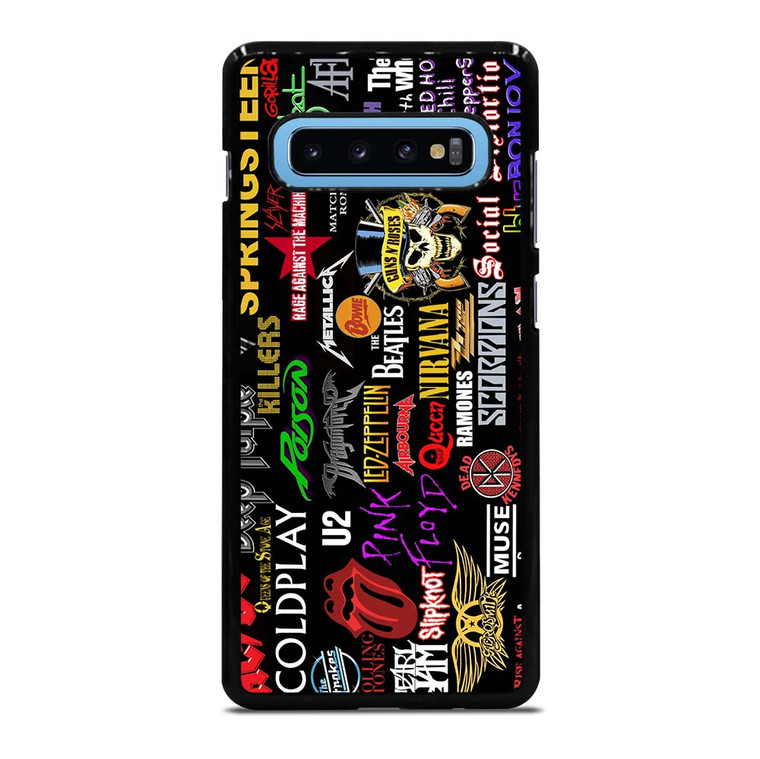 CLASSIC ROCK BAND COLLAGE Samsung Galaxy S10 Plus Case Cover