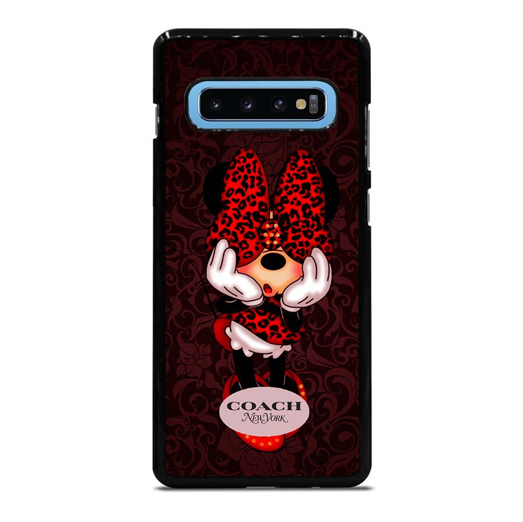 COACH MINNIE MOUSE NEW YORK Samsung Galaxy S10 Plus Case Cover COACH MINNIE MOUSE NEW YORK Samsung Galaxy S10 Plus Case Cover