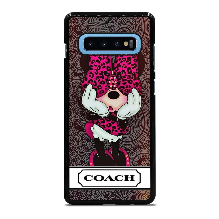 COACH NEW YORK MINNIE MOUSE CUTE Samsung Galaxy S10 Plus Case Cover COACH NEW YORK MINNIE MOUSE CUTE Samsung Galaxy S10 Plus Case Cover