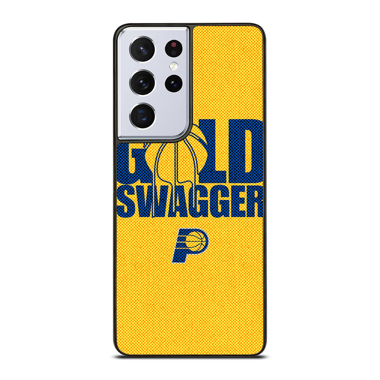 INDIANA PACERS NBA BASKETBALL GOLD SWAGGER Samsung Galaxy S21 Ultra Case Cover