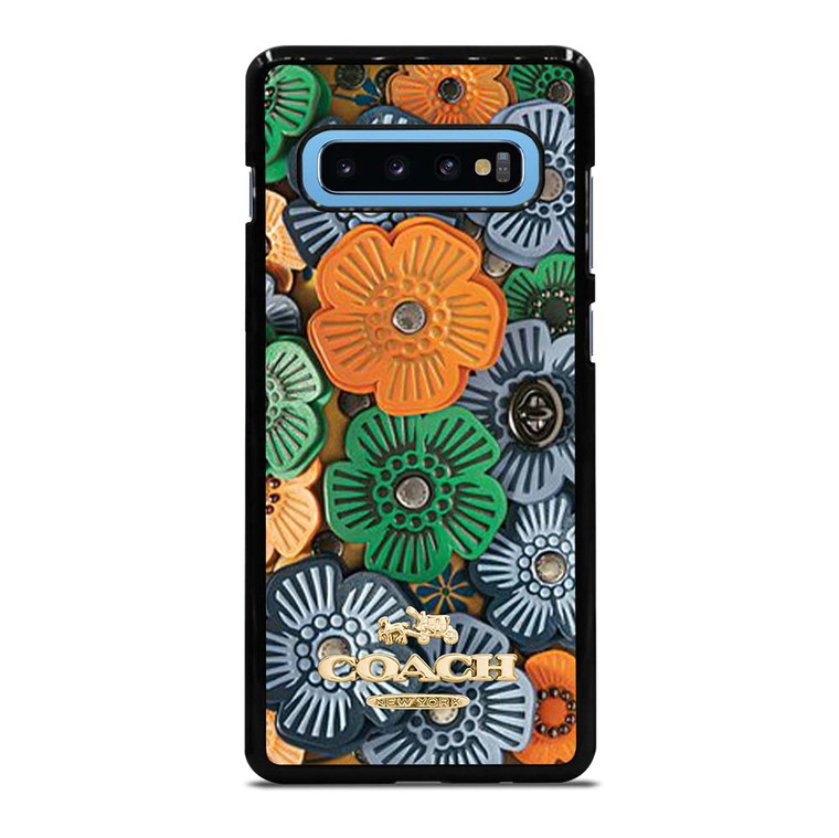 COACH NEW YORK TEA ROSE Samsung Galaxy S10 Plus Case Cover