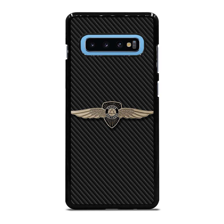 DODGE CAR BROTHERS BAGDE CARBON Samsung Galaxy S10 Plus Case Cover