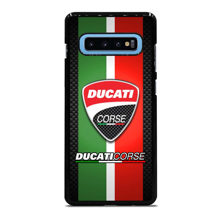 DUCATI CORSE CARBON LOGO Samsung Galaxy S10 Plus Case Cover
