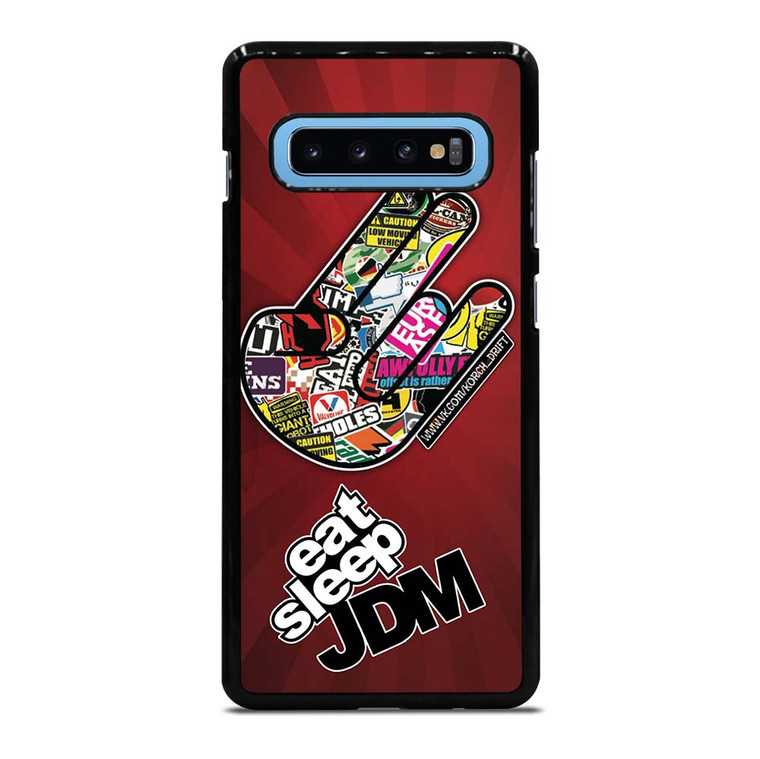 EAT SLEEP JDM LOGO Samsung Galaxy S10 Plus Case Cover